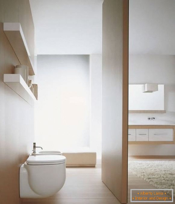 koupelna a toaleta ve stylu minimalismu