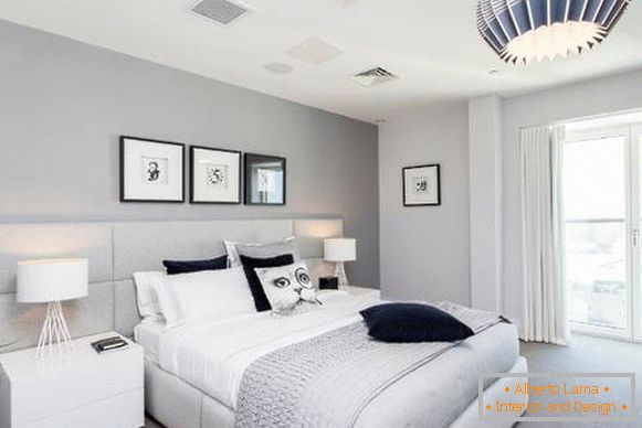 ložnice ve stylu - minimalismu