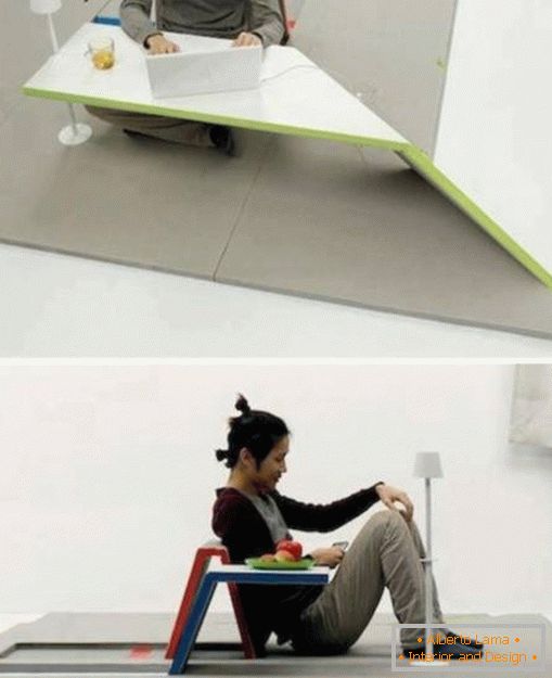Kreativní kancelářský nábytek Origami