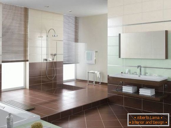 Koupelna sprchový design 2015