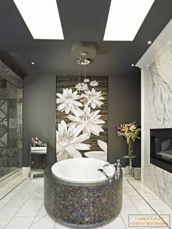 Luxusní koupelna v čínském stylu