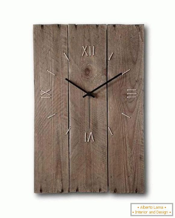 dřevěné nástěnné hodiny, foto 4