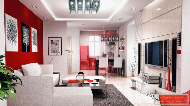 úsek-strop-pro-obývací pokoj