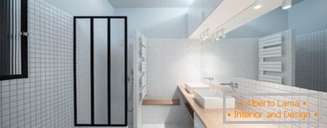 Vytvoření malé koupelny v bílé barvě