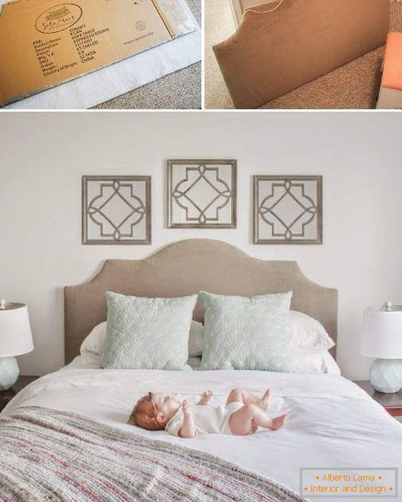Jednoduchý způsob, jak dělat postel s rukama měkkou čelní deskou