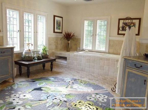 Interior design - Provence styl v koupelně fotografie