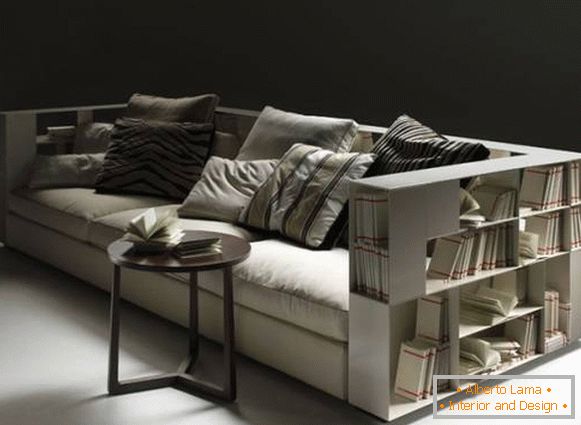 Návrh malého obývacího pokoje - multifunkční nábytek