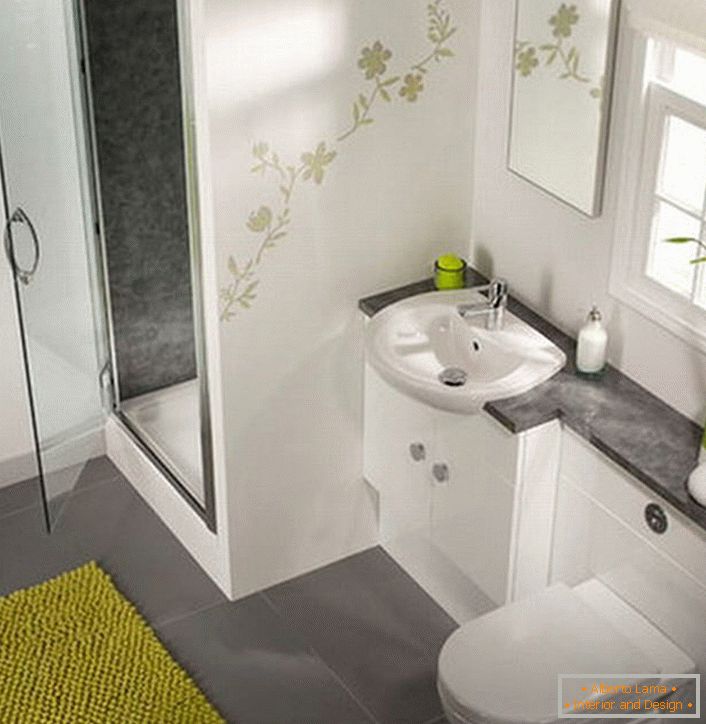 Stylový sprchový kout v malé koupelně bude skvělou alternativou k tradiční vaně. 