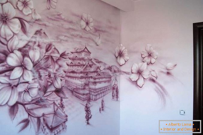 Jak zdobit stěnu ručně malovanou - nápady s fotografií