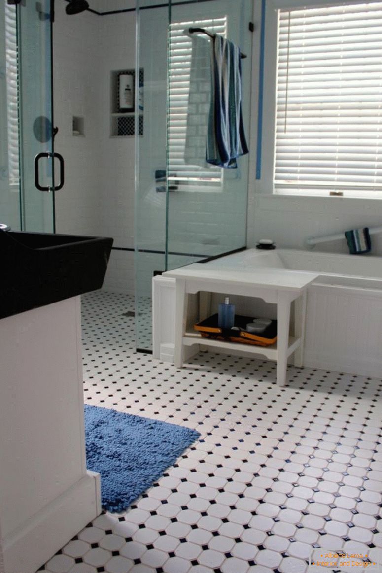 koupelna-fantazie-bílá-koupelna-zdobení-design-nápady-s-černobílý-dlažba-koupelna-podlaha-spolu-s-čtverec-sklo-sprchový-a-bílá-dlažba-koupelna- rozkošné-ročník-koupelna-dlaždice-vzory