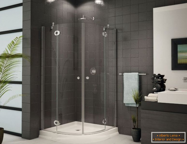 moderní a jednoduché moderní a jednoduché šedo-koupelnové dlaždice nápady šedé koupelny nápady s velkolepou šedou keramickou stěnou dlaždice a stojan