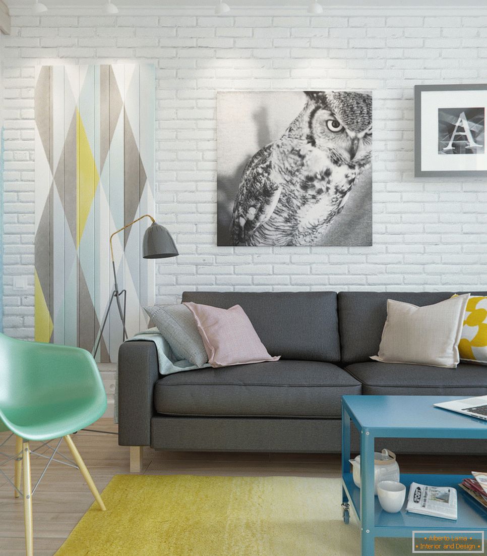 Obývací pokoj návrhář byt na předměstí