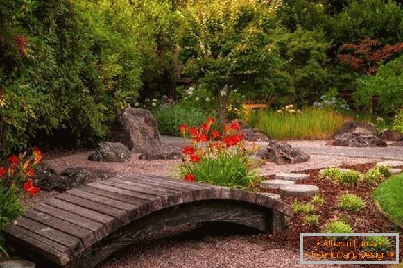 Módní design zahrady - fotografie zenové zahrady