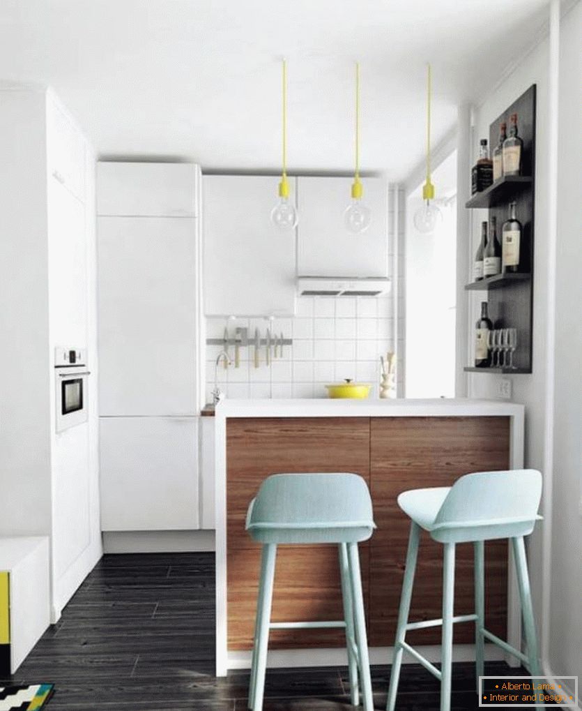Kuchyňský design v malém bytě