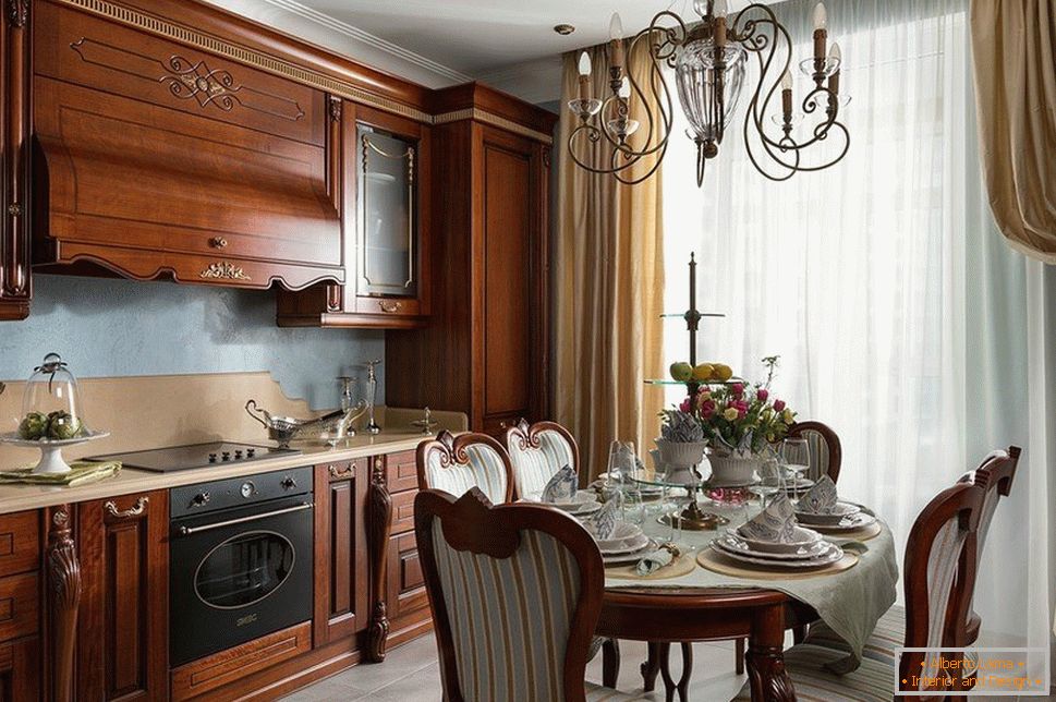 Kuchyně v moderním ruském stylu