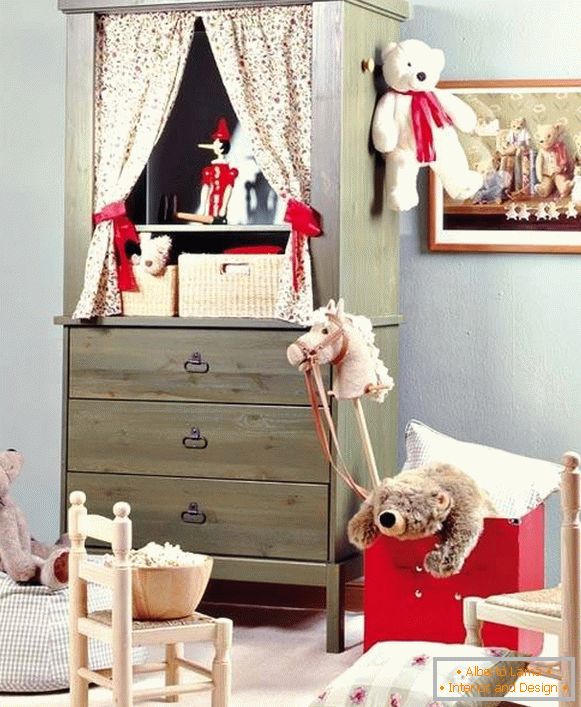 Použití starého nábytku v dětském pokoji