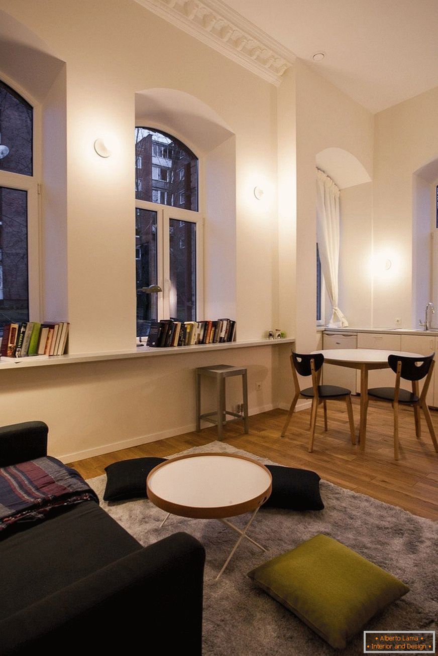 Stylový 24metrový apartmán ve Vilniusu
