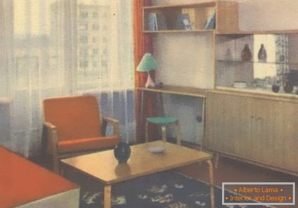 Sovětský nábytekв стиле minimalismus 50-60-х