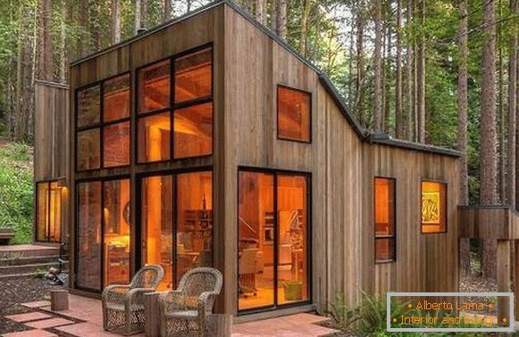 Moderní dřevěné domy - nejlepší fotografie a projekty pro rok 2016