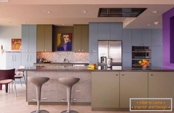 Módní interiérové ​​předměty 2016 v kuchyňském designu