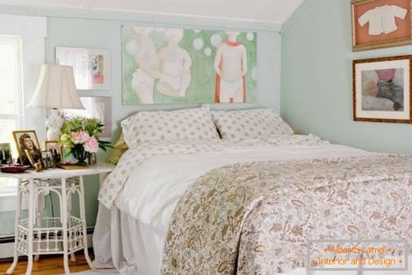 Nejlepší barvy a dekorace pro ložnice cheby chic