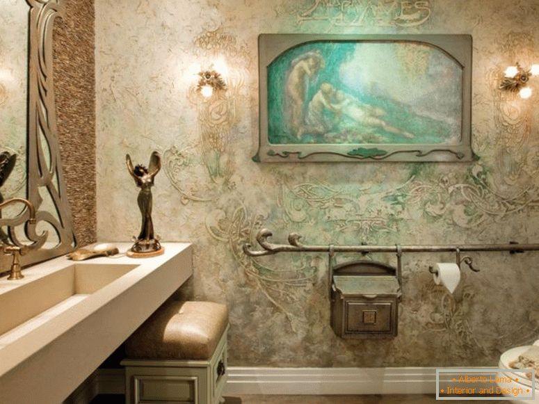 nádherný-art-deco-koupelna-nápady-s-krém-textury-wall-paint-jako-koupelna-králové-a-krém-dřevěný-obdélník-stůl-včetně-umyvadlo-a-nerez-faucet-in- dřez-také-úžasný-interiéru-design