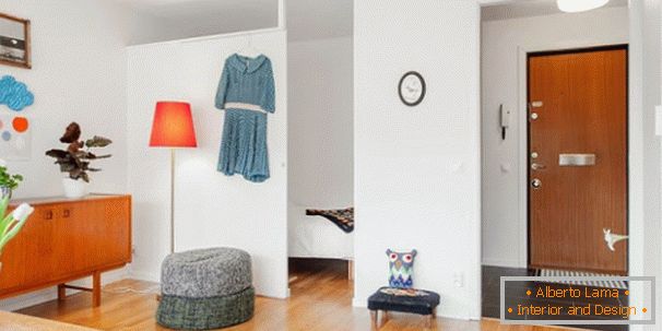 Obývací pokoj ve skandinávském stylu