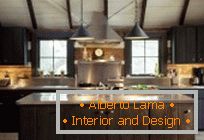 Rustikální styl v interiéru kuchyně: drsné odvolání