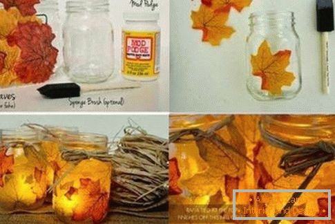 Jak zdobit dům s podzimními listy