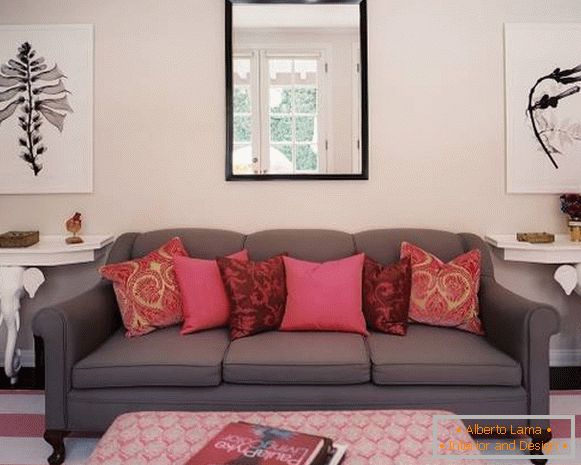 symetrický design-obývací pokoj