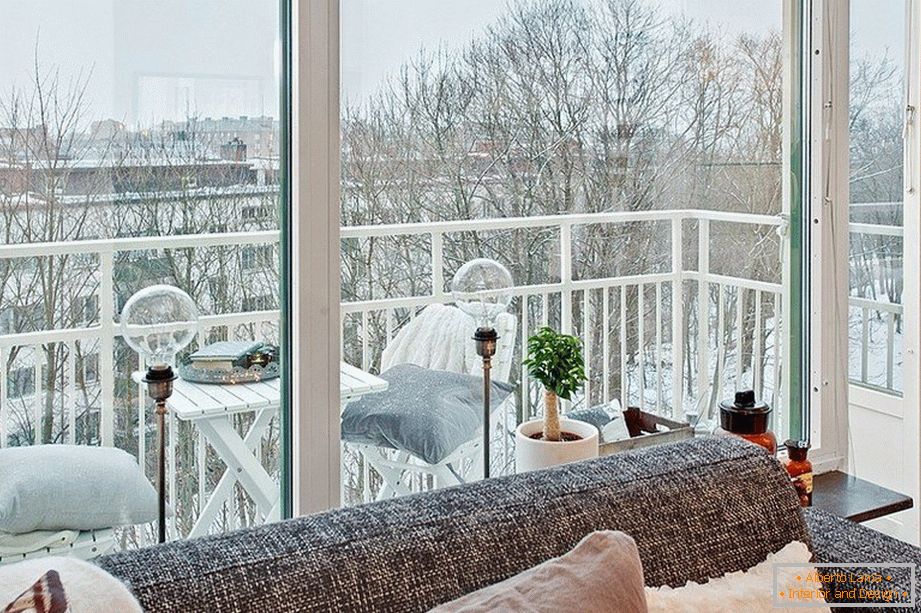 Apartmán o rozloze 29 m² s vysokými stropy v Göteborgu