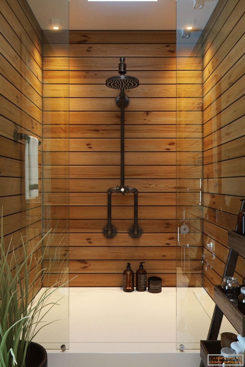 Krásná sprchová kabina