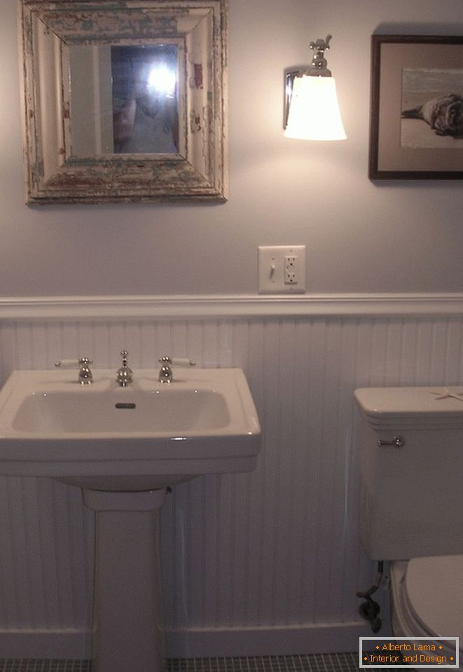 Koupelna malého sídla v USA