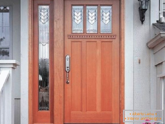 dřevěné vstupní dveře pro soukromý dům, foto 8