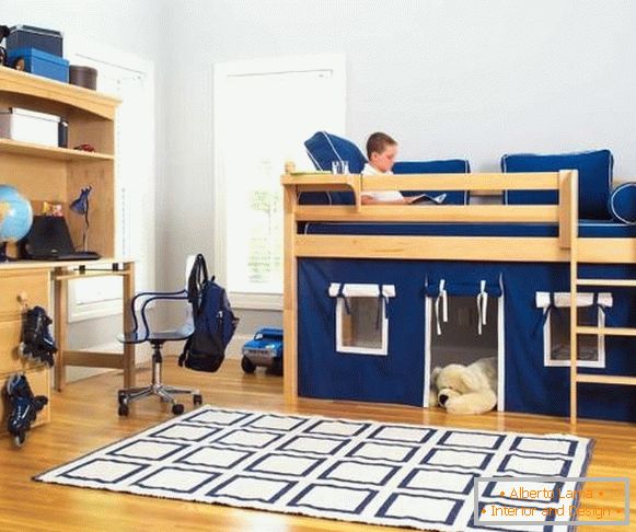Pohodlné a krásné postele pro děti