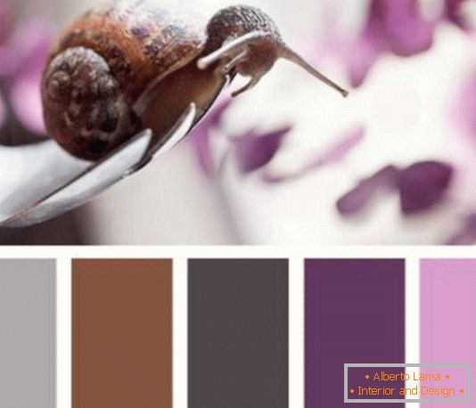 Luxusní purpurová paleta