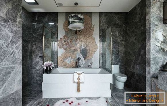 Luxusní koupelnový design v čínském stylu