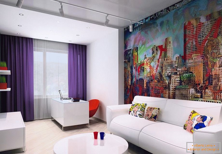 Obývací pokoj в стиле поп-арт