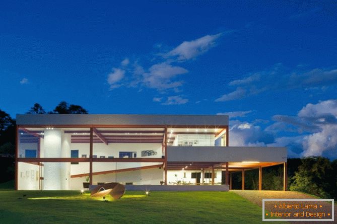 Země rezidence v Nova Lima z ateliéru architektů Denise Macedo Arquitetos Associados