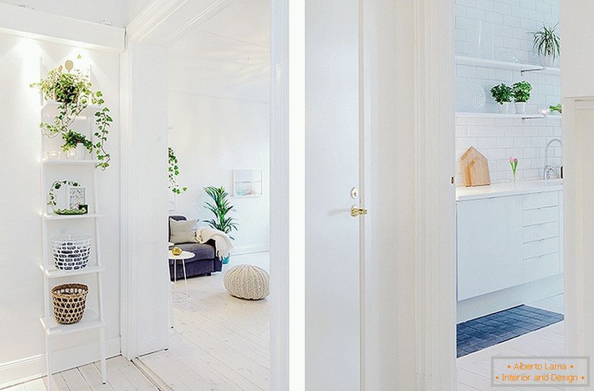 Elegantní interiér švédského bytu