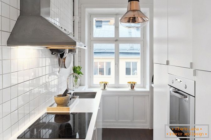 Kuchyňský apartmán-studio ve skandinávském stylu